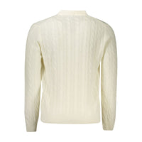 North Sails White Wool Men Sweater