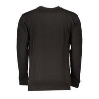 Cavalli Class Black Cotton Sweater