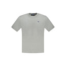 North Sails Gray Cotton Men T-Shirt