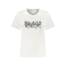 Pepe Jeans White Cotton Women T-Shirt