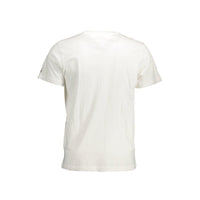 Tommy Hilfiger White Cotton Men T-Shirt