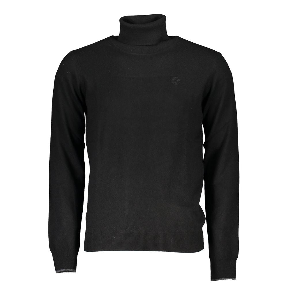 North Sails Black Polyamide Men Sweater