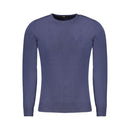 Cavalli Class Blue Viscose Men Sweater