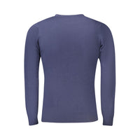 Cavalli Class Blue Viscose Men Sweater