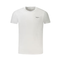 Pepe Jeans White Cotton Men T-Shirt