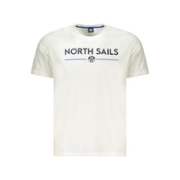 North Sails White Cotton Men T-Shirt