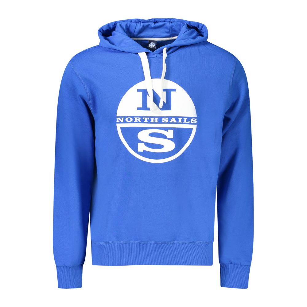 North Sails Blue Cotton Men Sweater