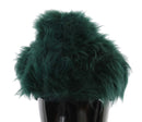 Dolce & Gabbana Elegant Emerald Cashmere Cloche Hat