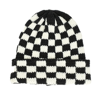 Checkered Beanie