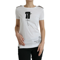 Elegant Monochrome Crew Neck T-Shirt