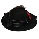 Dolce & Gabbana Elegant Wide Brim Black Hat