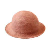 NALA Safari Jute Straw Hat In Blush Rose