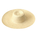 RIANNA Palm Straw Hats in Natural Beige