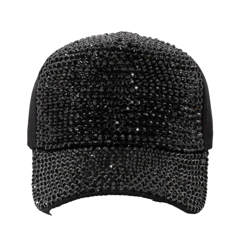 Rhinestone Studded Baseball Cap