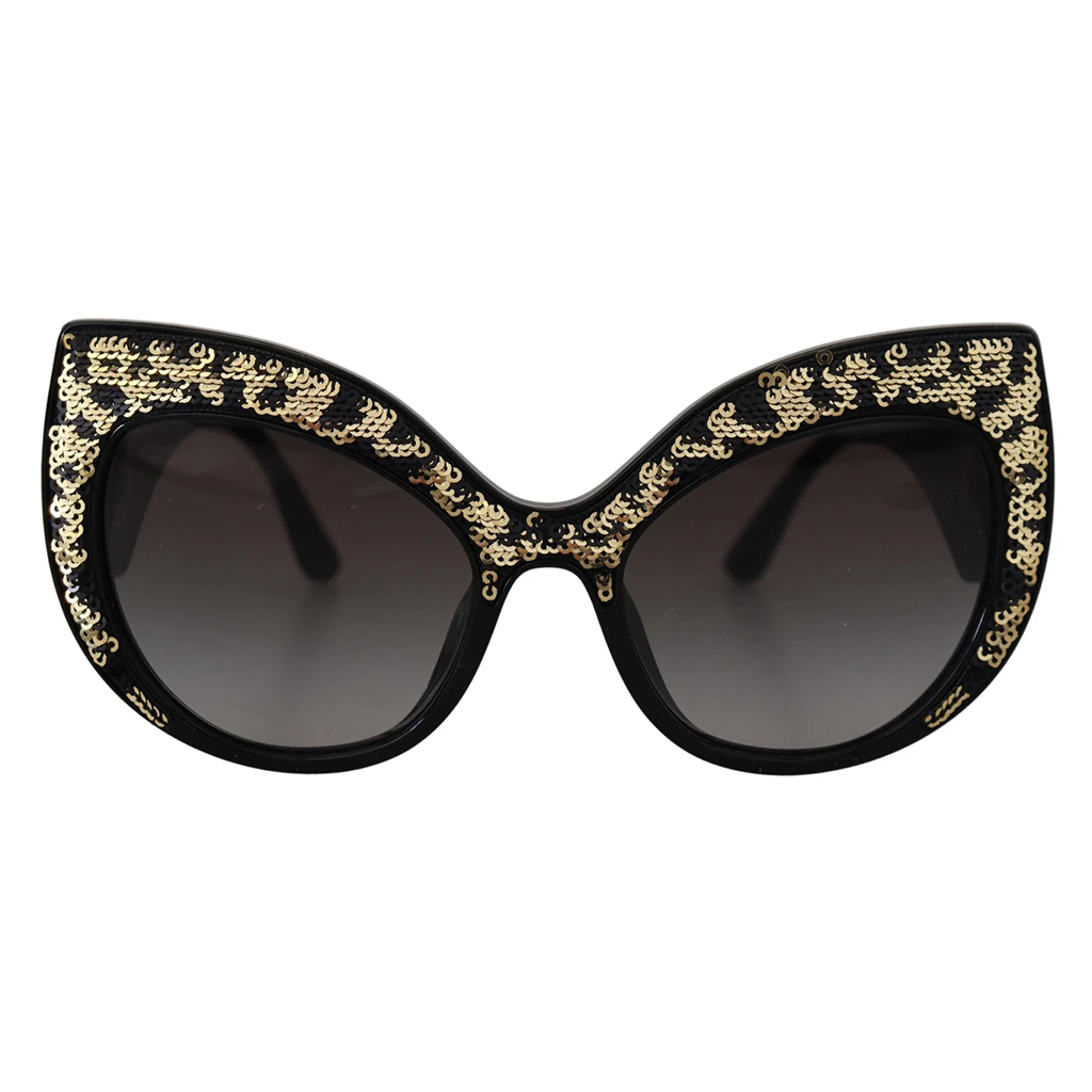 Butterfly Polarized Sequin Sunglasses