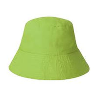 WATU Seaside Cotton Bucket Hat in Lime Green